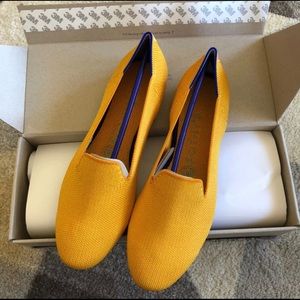 Rothys Loafers Sz 8 Lemondrop New in Box!